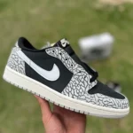 Air Jordan 1 Low OG Black Cement Grey Black Sneakers cz0790-001