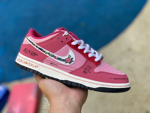 Nike Dunk Low Gypsy Rose White Pink CW1590-100