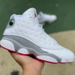 Air Jordan 13 Wolf Grey White Grey Red Sneakers 414571-160