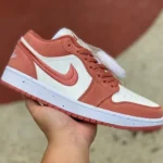Air Jordan 1 Low SE Canvas Pink Sneakers FN3722-801