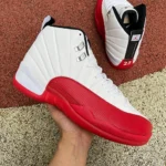 Air Jordan 12 Cherry White Red Sneakers CT8013-116