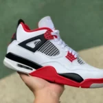 Air Jordan 4 Retro Fire Red Black White Red LJR Edition DC7770-160