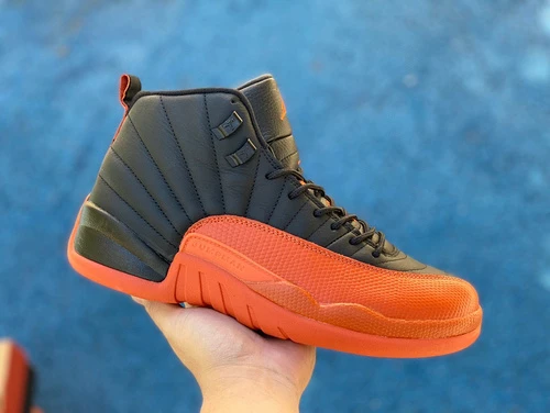 Air Jordan 12 WMNS Brilliant Orange Black Orange Sneakers FD9101-081