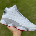 Air Jordan 13 Wolf Grey White Grey Red Sneakers 414571-160