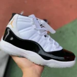 Air Jordan 11 DMP Black White Gold Basketball Shoes CT8012-170