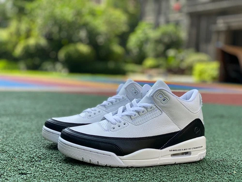 Air Jordan 3 x Fragment White Black Cut Piece Version DA3595-100
