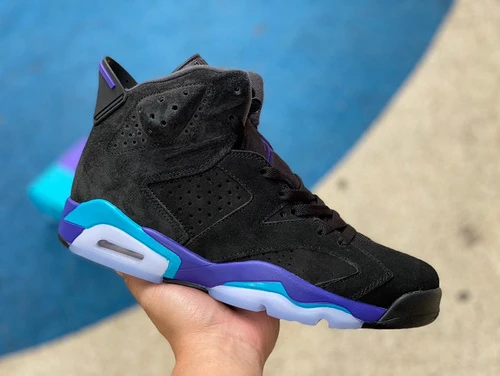 Air Jordan AJ6 Aqua Black Purple Original Box CT8529-004