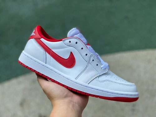 Air Jordan 1 Low OG University Red White Red Sneakers CZ0790-161