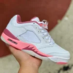 Air Jordan 5 Crafted For Her White Pink DX4390-116