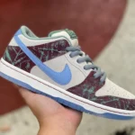 Nike SB Dunk Low White Purple Graffiti FN4193-100