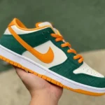 Nike SB Dunk Low Legion Pine White Green Orange 304292-383