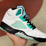 Air Jordan 5 Guo Ailun White Green Reflective High Top CN2932-100