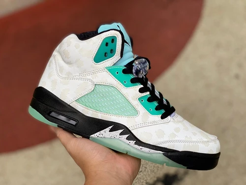 Air Jordan 5 Guo Ailun White Green Reflective High Top CN2932-100