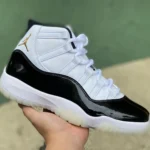 Air Jordan 11 DMP Black White Gold Basketball Shoes CT8012-170