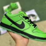 The Powerpuff Girls x Nike SB Dunk Low Buttercup Green FZ8
