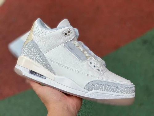 Air Jordan 3 Craft Grey Mist Cracked Leather FJ9479-100