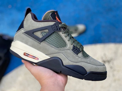Air Jordan 4 Retro UNDFTD Olive Green JBM351 M1
