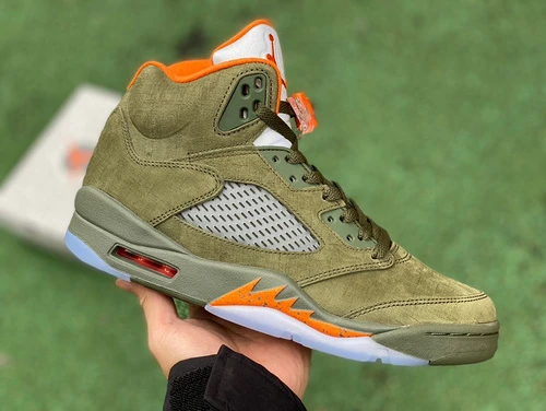 Air Jordan 5 Olive CP Original Version Olive Green AJ5 DD0587-308