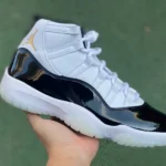 Air Jordan 11 DMP White Black Gold Basketball Shoes CT8012-170