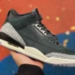 Air Jordan 3 Oreo Black White Cracked Leather Pure Version