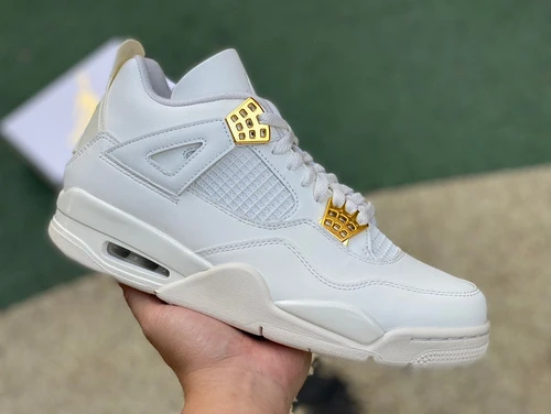 Air Jordan 4 Retro Metallic Gold White AQ9129-170  S2 Edition