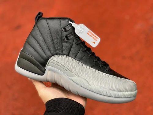 Air Jordan 12 Wolf Grey Black Grey Sneakers CT8013-019