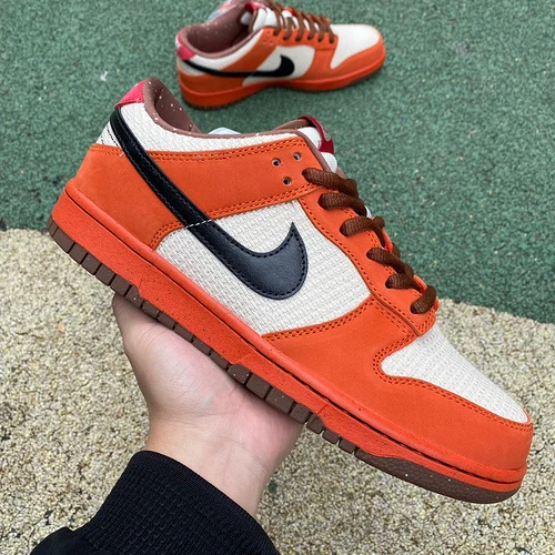 Nike Dunk SB Low Premium Un-Hemp Orange White Black 313170-101