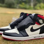 Air Jordan 1 Black Red Classic Basketball Shoe 861428-106-107