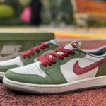 Air Jordan 1 Low CNY White Green Sneakers FN3727-100