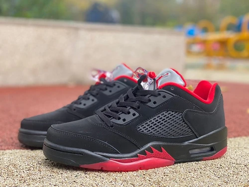 Air Jordan 5 Retro Low Alternate 90 Black Red 819171-001