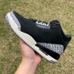 Air Jordan 3 Oreo Black Cracked Leather T1 Version CK9246-001