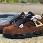 Air Jordan 4 Liquid Metal Brown Black AQ9129-002