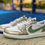 Air Jordan 1 Low CNY White Green Sneakers FQ6593-100