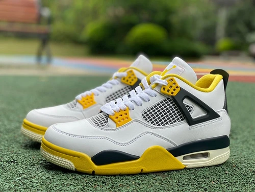 Air Jordan 4 Vivid Sulfur AJ4 Cut Piece Version AQ9129-10