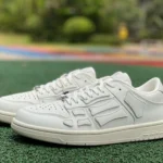 Amiri Skel-Top Low Beige White