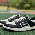 Amiri Skel-Top Low Black White