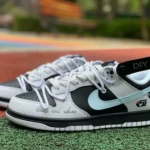Nike Dunk Low Reverse Panda Black White Blue FD9064-011