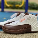 Air Jordan 12 Chocolate White Brown Sneakers FZ5026-100