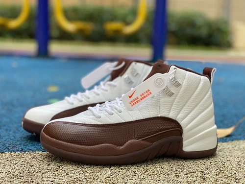 Air Jordan 12 Chocolate White Brown Sneakers FZ5026-100