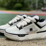 AMIRI MA-1 White Black Leather Low Top