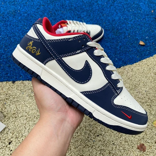 Nike Dunk Low Year of the Dragon White Blue Red XP8802-953