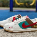 Nike Dunk Low Year of the Dragon White Blue Brown GJ8309-933