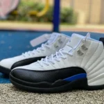 Air Jordan 12 Blueberry White Black Blue Sneakers CT8013-140