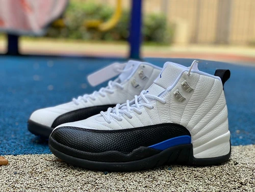 Air Jordan 12 Blueberry White Black Blue Sneakers CT8013-140
