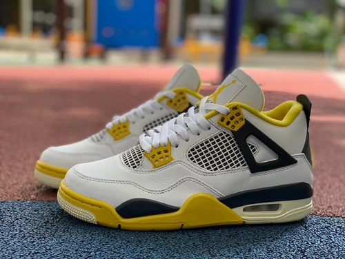 Air Jordan 4 White Orange AJ4 S2 Version AQ9129-101