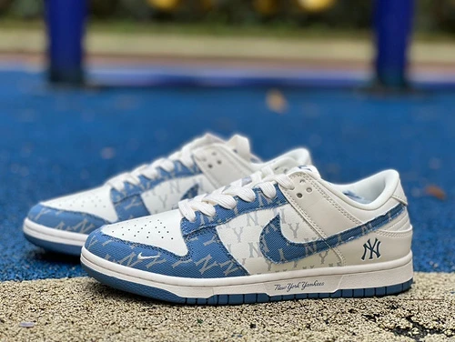 Nike Dunk x MLB New York Yankees Blue White DQ1098-348