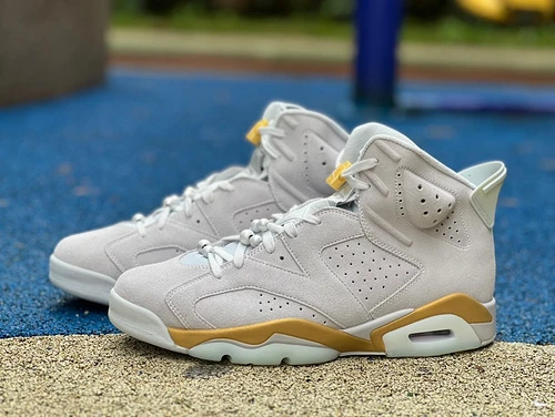 Air Jordan 6 Paris Olympics Grey Gold DQ4914-074