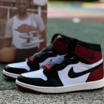 Air Jordan 1 High OG Black Toe Reimagined Premium Edition High-Top Sneaker DZ5485-106