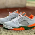 Air Jordan 5 Low White Orange Green FQ1293-018