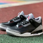 Air Jordan 3 Black Cement Nike Swoosh DN3707-010